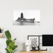 slagschip Nagato Poster (Thuiskantoor)
