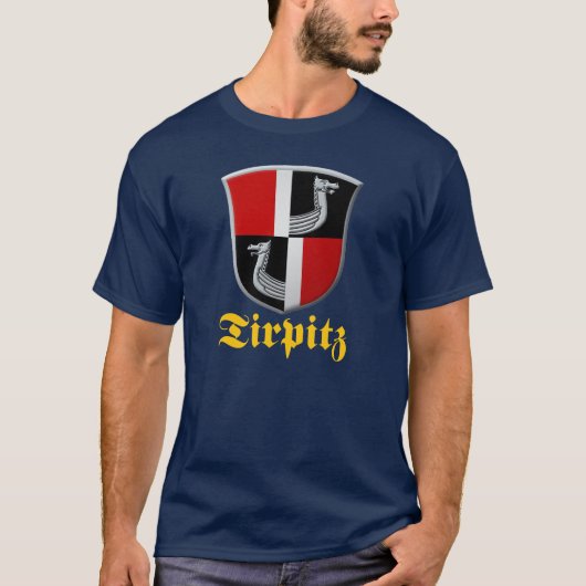 Slagschip Tirpitz T-shirt (Voorkant)