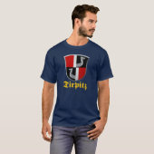 Slagschip Tirpitz Wapen T-shirt (Voorkant volledig)
