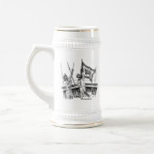 Slagschip Tirpitz Zeilers Stein Bierpul (Links)