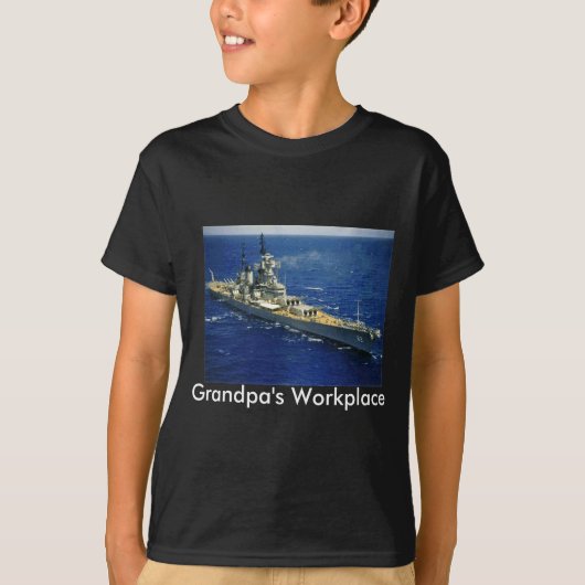Slagschip Uss New Jersey T-shirt (Voorkant)