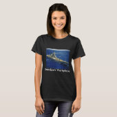 Slagschip Uss New Jersey T-shirt (Voorkant volledig)