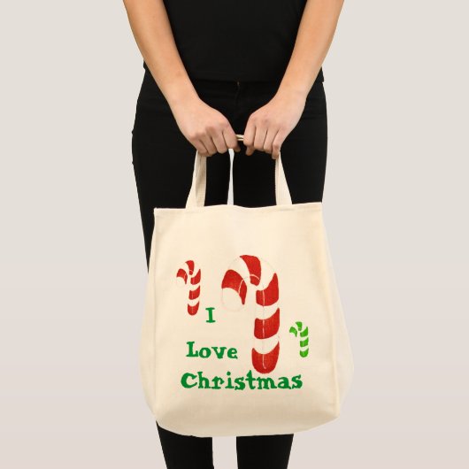 Slagtas met kerstsnoepjes voor fijne kerst tote bag (Voorkant (product))