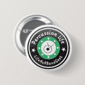 slagtijd ronde button 5,7 cm (Voorkant /achterkant)