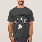 slagtrommel papa t-shirt (Voorkant)