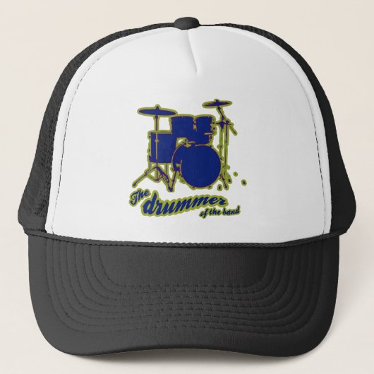 slagtrommels ~ trommelvaten trucker pet (Voorkant)
