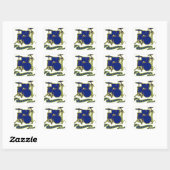 slagtrommels ~ trommelvaten vierkante sticker (Vel)