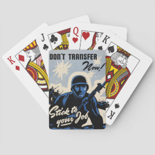 Slagveld Aanvalslanding door Amerikaanse Strijders Pokerkaarten