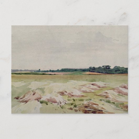 slagveld Agincourt, 25 oktober 1415 Briefkaart (Voorkant)