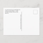 slagveld, nationaal militair park Pea Ridge, MO Briefkaart (Achterkant)