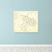 slagvelden voor Nashville Canvas Afdruk (Insitu (Houten vloer))
