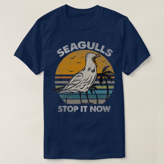 Slagvogels stoppen er nu mee. t-shirt (Design voorkant)