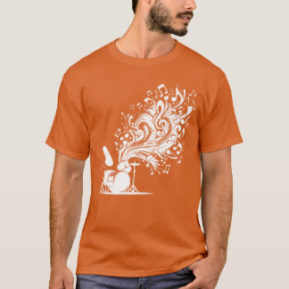 Slagwerk Bladmuziek Geluidsexplosie voor muziek vr T-shirt