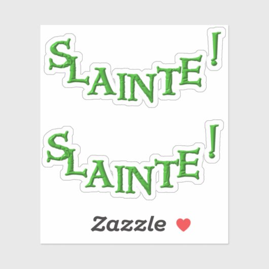 Slainte 2-opkromme contourstickers sticker (Vel)