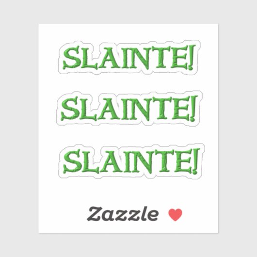 Slainte 3 contourstickers sticker (Vel)