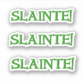 Slainte 3 contourstickers sticker (Voorkant)