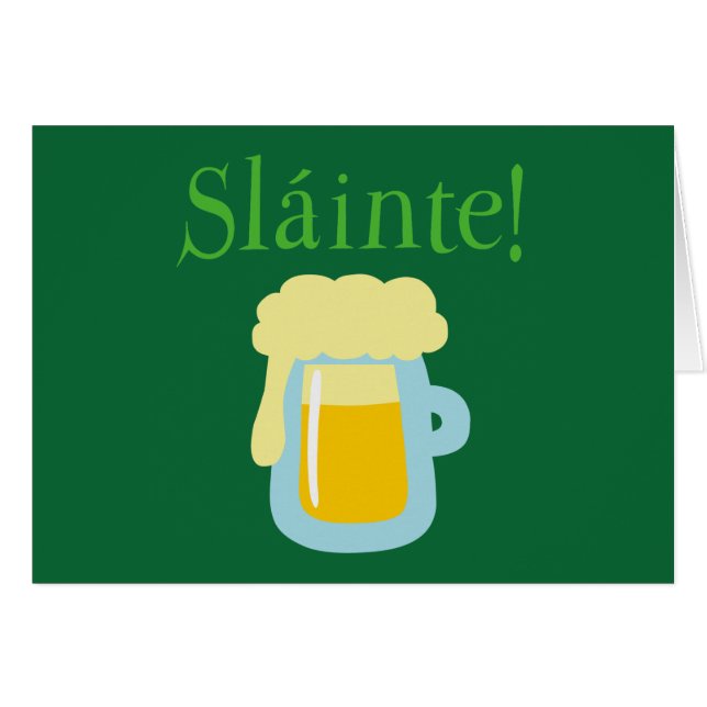 Sláinte Beer (Voorkant Horizontaal)