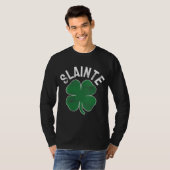 Slainte Beer Drink Irish ST PATRICKS DAY Shamro T-shirt (Voorkant volledig)