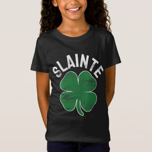 Slainte Beer Drink Irish ST PATRICKS DAY Shamro T-shirt (Voorkant)