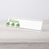 Slainte Bureau Naambordje (Voorkant)