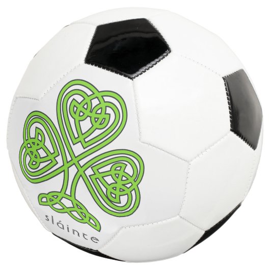 Slainte Celtic Shamrock Green St. Patrick's Day Voetbal (Drie kwart)