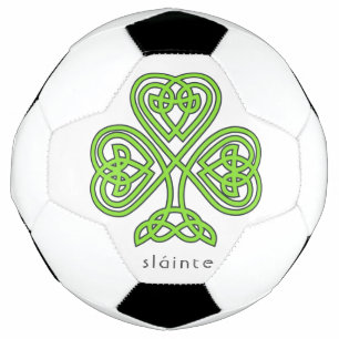 Slainte Celtic Shamrock Green St. Patrick's Day Voetbal