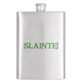 Slainte classic stainless steel flask flacon (Voorkant)