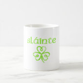 Slainte Cute Cheers Good Health Fun St Pat Koffiemok (Center)