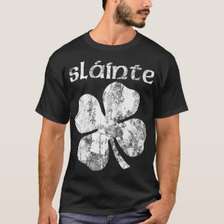 Slainte Cute Cheers Good Health Fun St Pat T-shirt