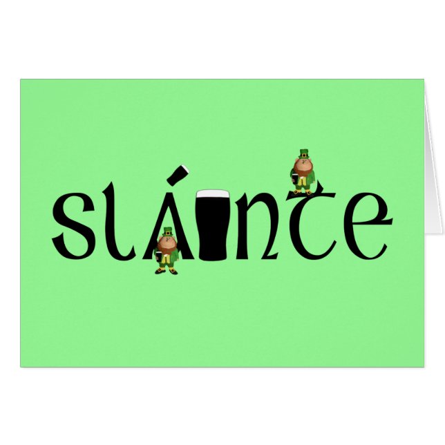 Slainte Gaelic (Voorkant Horizontaal)