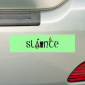 Slainte Gaelic Bumpersticker (Op auto)