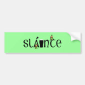 Slainte Gaelic Bumpersticker (Voorkant)