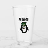 Sláinte, gepersonaliseerd St Patrick's Day biergla Glas (Voorkant)