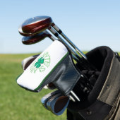 Slainte golf club putter golfheadcover (Insitu)
