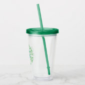 Slainte green acrylic tumbler acryl drinkbeker (Links)