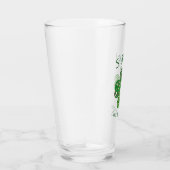 Sláinte Groene Keltische Ierse Shamrock Naam Glas (Rechts)