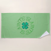 Slainte groene strandlaken (Voorkant)