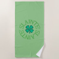 Slainte groene strandlaken