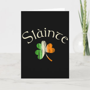 Slainte Ierse Klaverblad Vlag Van Ierland St. Patr Kaart
