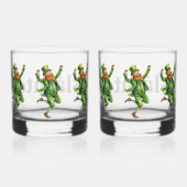 Sláinte Ierse thema whisky glas set (Voorkant)