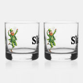 Sláinte Ierse thema whisky glas set (Links)