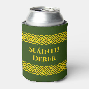 Sláinte Irish Cheers Celtic Green Blikjeskoeler