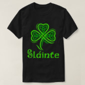 Slainte Irish Cheers Good Health St Patricks Day S T-shirt (Design voorkant)