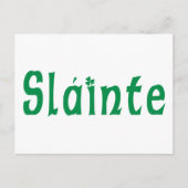 Slainte Irish Gift Briefkaart (Voorkant)