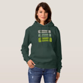 Slainte Irish Good Health St. Patrick's Day Green Hoodie (Voorkant volledig)