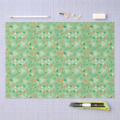Sláinte Irish Saint Patrick’s Day Green Pattern Tissuepapier (Craft)