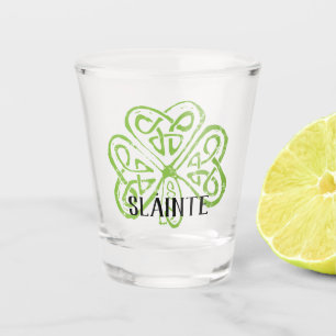 Sláinte Irish Shamrock Shot Glas