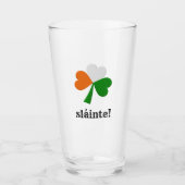 Sláinte! Irish Toast 16 oz. Glazen trommel (Voorkant)