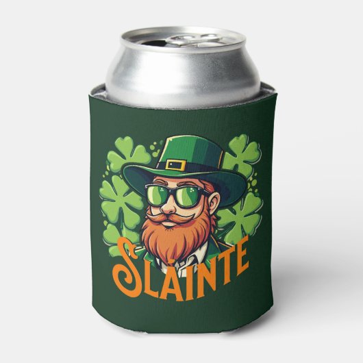 Slainte Irish Toast St Patrick's Day gepersonalise Blikjeskoeler (Blikje Voorkant)