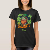 Slainte Irish Toast St Patrick's Day gepersonalise T-shirt (Voorkant)
